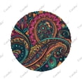 thumbnail image 3 of Motif Cachemire Coloré Polyester Universel Housse de Roue de Rechange pour Remorque RV SUV Camion Campeur, 3 of 5