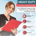 thumbnail image 7 of First Lifesaver Nursing Clipboard 3 Layers Aluminum Foldable Nurse Clipboard with Strong ClipFor Nurses, Nursing Students and Doctors (Baby Pink), 7 of 7