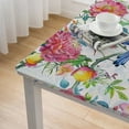 thumbnail image 5 of Acheng Flowers Square Tablecloth 100% Polyester Fiber 46*46, 5 of 8
