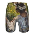 thumbnail image 3 of Logiee Girl In Field Of Daisies Print Mens Swim Trunks Quick Dry Board Shorts,Breathable Hawaii Beach Shorts Swimwear Bathing Suits-Small, 3 of 6