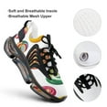 thumbnail image 4 of Pastel Rainbow Lollipop Walking Shoes for Men Woman Lightweight Tennis Fashion Elastic Sports Shoes Cushion Basketball Shoes, 4 of 7