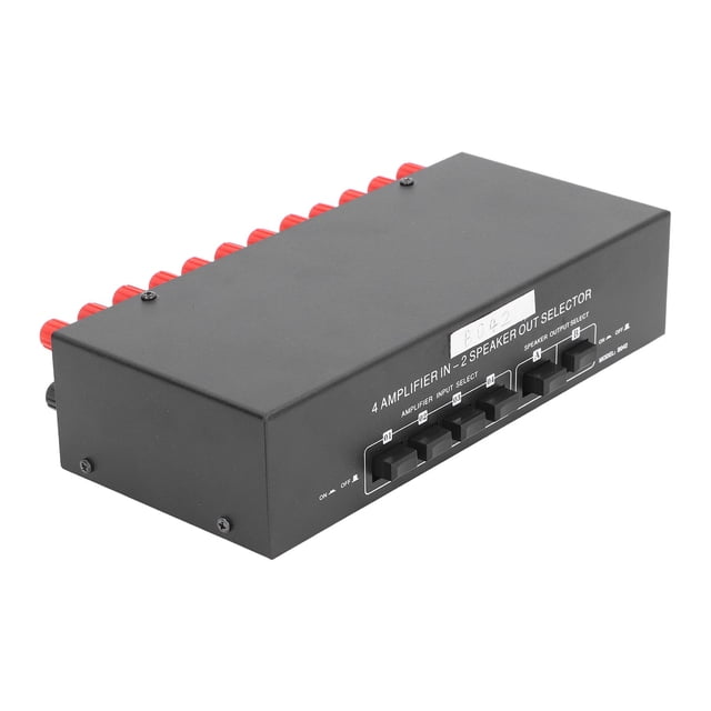 Passive Selector Switch, Sound Quality 300W Audio Selector Box for Music
