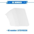 thumbnail image 6 of Unique Bargains Car Towing Tow Eye Hook Cover Cap Compatible for Subaru Impreza 2010-2014 Plastic White Front Bumper, 6 of 6