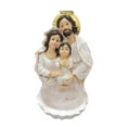 thumbnail image 3 of Figura religiosa colgante de la Virgen María, estatua de Jesús, María y José sobre un cuenco Blanco, 3 of 9