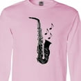 thumbnail image 4 of Inktastic Saxophone Musician Band Idea Long Sleeve T-Shirt, 4 of 5