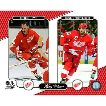 - Gordie Howe & Henrik Zetterberg Legacy Collection Photo Print
