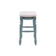 thumbnail image 3 of Hunter Blue Backless Counter Stool, 3 of 7