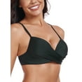 thumbnail image 6 of RELLECIGA Women's Push Up Bikini Top Twist Front Underwire Bathing Suit for Women, 6 of 11
