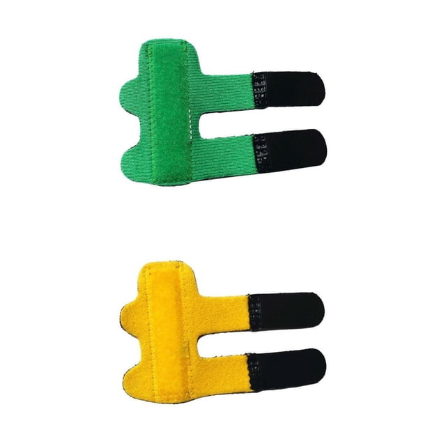 Paquete De 2 Abrazaderas De Férula De Dedo Con Gatillo Para Enderezar El Alivio Del Dolor De Vendaje Para Fracturas Dobladas Sunnimix Férula para dedos
