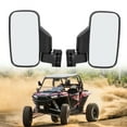 thumbnail image 2 of Unique Bargains 2Set 1.75" 2" Round Roll Cage 7.09" UTV Rear View Side Mirror for UTV, 2 of 8