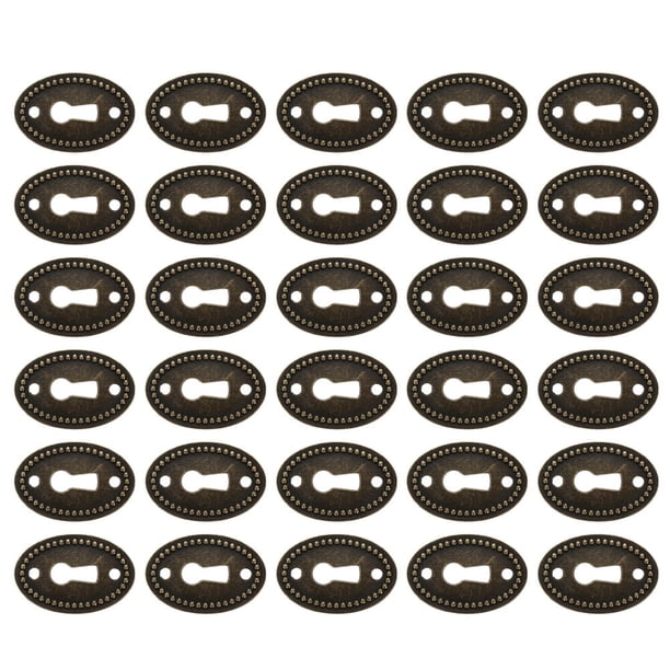 30pcs cerradura cubierta de la cubierta Placa de la cerradura de la cerradura inserte la placa de escudo de la cerradura