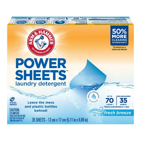 Detergente en hojas Arm & Hammer 35 piezas