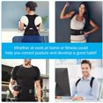 thumbnail image 4 of Back Men Women Elastic Adjustable Shoulder Brace Waist Belt Back Support Posture Corrector, 4 of 8