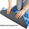 thumbnail image 3 of Blue Dog Paw Footprint Hot Yoga Mat Towel Non Slip for Hot Yoga - Quick-Drying Yoga Mat Cover with 4 Corner Pockets with Travel Bag - Hot Yoga Towel Non Slip Grip Moisture Wicking Sweat 70"x26", 3 of 6