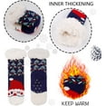 thumbnail image 2 of 3 Pairs Kids Boys Girls Slipper Socks Winter Sherpa Lined Fuzzy Warm Soft Non Skid, 2 of 7