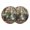 Brown White Light Gray, variant on Country Floral Round 15 Inch Placemats Set of 4, Western Texas Stars Butterfly Barn Door HeatResistant Non Slip Place Mats for Dining Table, Wipeable Braided Kitchen Table Mats for Housewarming