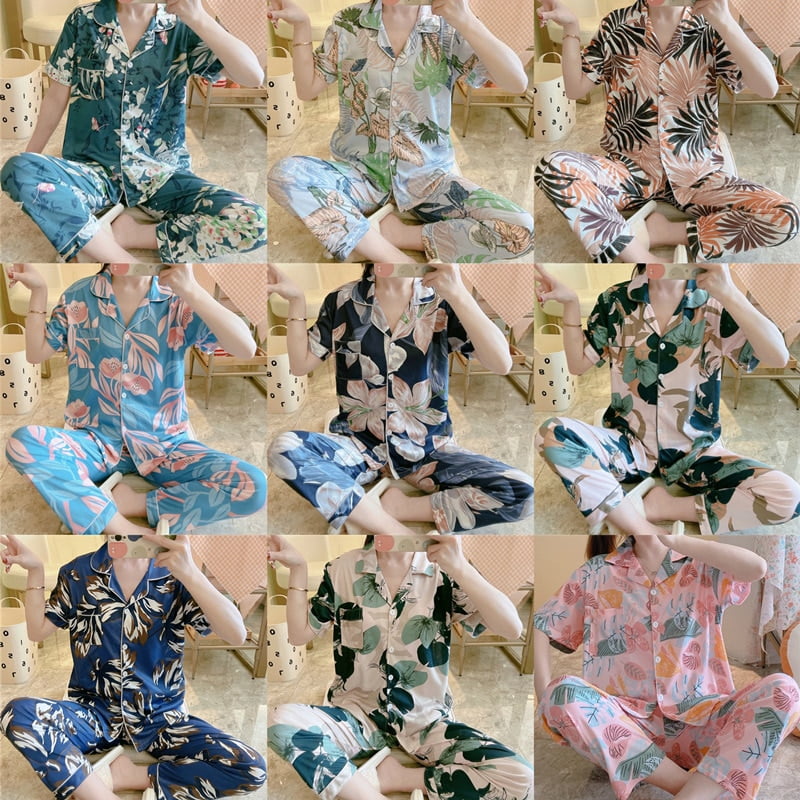 DanceeMangoo New Sale Women Home Wear Spring Summer Short Sleeved