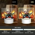 thumbnail image 4 of My Hero Academia Katsuki Bakugo Acrylic Night Light Adjustable 3 Light Modes USB Cable Lamp Light Display Base Rectangular LED Light For Bookshelves Desk Bedside Tables Bedroom Child Room, 4 of 9