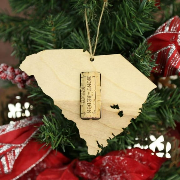 South Carolina Wine Cork Holder Ornaments