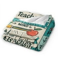 thumbnail image 2 of Teacher Appreciation Blanket Throw - Gift for Women, Birthday, Retirement, Teachers Day 80x60, 2 of 3