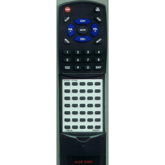 Replacement Remote for PANASONIC RTEUR501450, EUR501450, CT13R17B, CT27G7D, CTG2132, CTG2172L, CT2022HE, CT27G7SDF1, CT32G5, CT27G6DE, CT32G7D, CT25G
