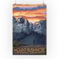 thumbnail image 2 of Mount Rushmore National Memorial, South Dakota, Painterly Series, Sunset View (16x24 Giclee Gallery Art Print, Vivid Textured Wall Decor), 2 of 3