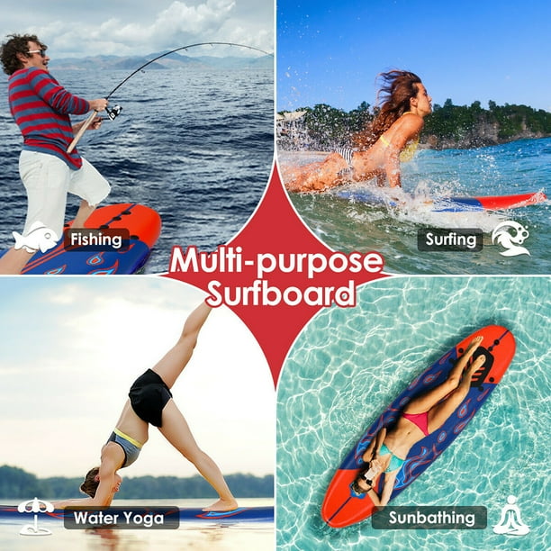 10 Voeten Opgerolde Surfboard Leash Surfen Stand U... – Vicedeal