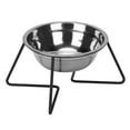 thumbnail image 4 of Portable Pet Feeders, Stainless Steel Cat Food Bowl, Raised Slow Feeder With Slip  Mat, High Capacity Elevated Pet Bowl For Cats Small Dogs, Elevated Design, Reduced Neck Strain, 4 of 8