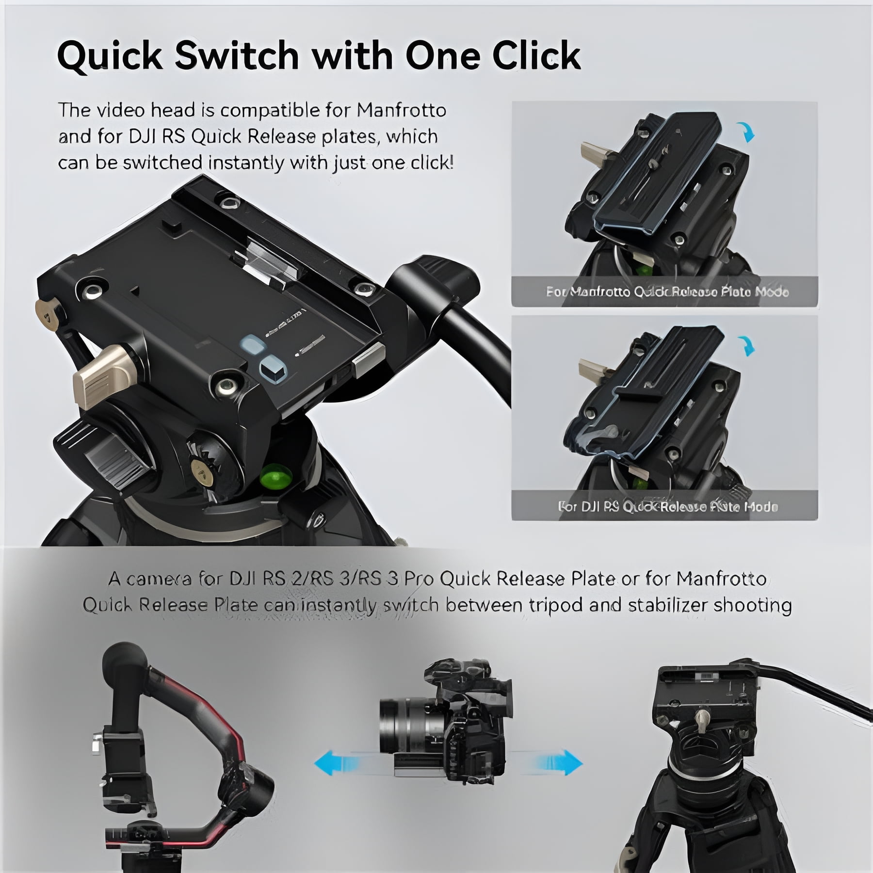 SmallRig Heavy-Duty Carbon Fiber Tripod System, 78"Video Tripod One-Step Locking