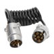thumbnail image 1 of Câble d'extension de prise de remorque 2 mètres 7 broches en métal, accessoire de voiture standard européen, 1 of 4