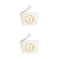 thumbnail image 2 of ZLight Exquisite Craft Letter Bag - Wide Application For Women For Mother Women Cosmetic Toiletry Bags H 2Set, 2 of 6