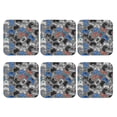 thumbnail image 2 of Balery 6 Pcs Video Gameleather Coasters Set, Drink Table Cup Coasters For Living Room Kitchen Coffee Decor, 2 of 9