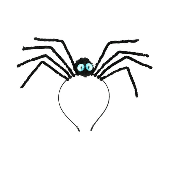 Wovilon Halloween Spider Headdress Funny Spider Performance Masqueraden Hair Spider Headdress Headband Spider Decorations Spider Cute Funny Gift