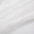 thumbnail image 5 of DriftAway Solid White Sheer Window Scarf Valance Long Luxury Sheer Fabric Topper Knife Edge Window Treatment Scarves Single for Wedding Party Girls Room Bed Canopy 52"x256" White, 5 of 6