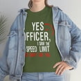 thumbnail image 5 of Yes Officer, I Saw The Speed Limit, Car Guy Unisex Cotton Tee, 5 of 5