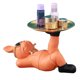 thumbnail image 2 of Decoración De Almacenamiento Decoración de caja de almacenamiento de Bulldog con decoración de escritorio de resina de paleta para el hogar (naranja) Likrtyny Libre de BPA, 2 of 8