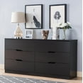 thumbnail image 4 of Furniture of America Drego 6-Drawer Dresser, Cappuccino, 4 of 6