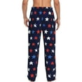 thumbnail image 3 of Uemuo Watercolor Stars1 Pattern Men's Wide Leg Palazzo Lounge Pants with Pockets Light Weight Loose Comfy Casual Pajama Pants-Medium, 3 of 9
