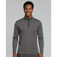 thumbnail image 2 of Real Essentials 3 Pack: Men's Dry-Fit Active Quarter Zip Long Sleeve Athletic Performance Pullover (Available In Big & Tall), 2 of 6