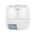 thumbnail image 3 of YIYIBYUS 360° Rotating Grain Dispenser 6-Grid Rice Storage Box Dry Grain Sealed Container Tank Dried Food Dispensers for Grains, Rice, Beans, Coffee Beans, 3 of 11