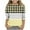 E008-Yellow, variant on hengsof Children's Cute Plaid Striped Printed Top, 3/4 Sleeve Round Neck Fashionable Shirt, Casual Basic Spring Summer Top 3-14 Years