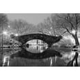 thumbnail image 3 of PhotoINC Studio 14x11 Black Modern Framed Museum Art Print Titled - Bridge in Winter, 3 of 5