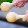 thumbnail image 3 of Maracas de madera, sonajero de madera para niños, martones de música para bebés, martillos de arena Feliz Sencillez, 3 of 5