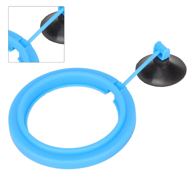 Alimentador de Anillo de Peces, Mantenga La Superficie del Agua de PlásTico Limpio Anillo de Alimentació de Acuarios Autolorándosa para Alimento de Escamas