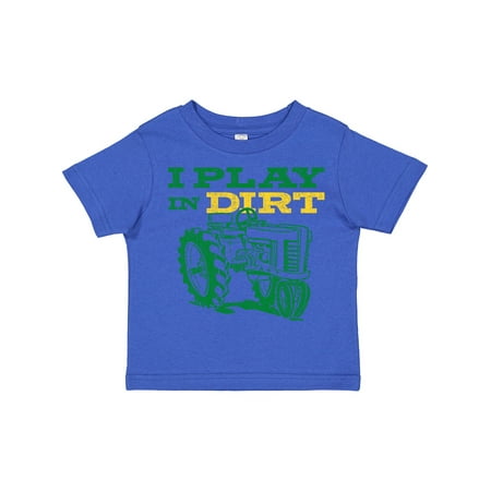 

Inktastic Play in Dirt Tractor Gift Toddler Boy or Toddler Girl T-Shirt
