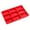 🔥 Red_New#547, variant on Silica Gel Cake Mould | 9 Hole Rectangular Baking Pan | Red Nonstick Reusable Silicone Tray | Oven Microwave Dishwasher Safe | 12.2x8.3x1.2in | 1 Pack