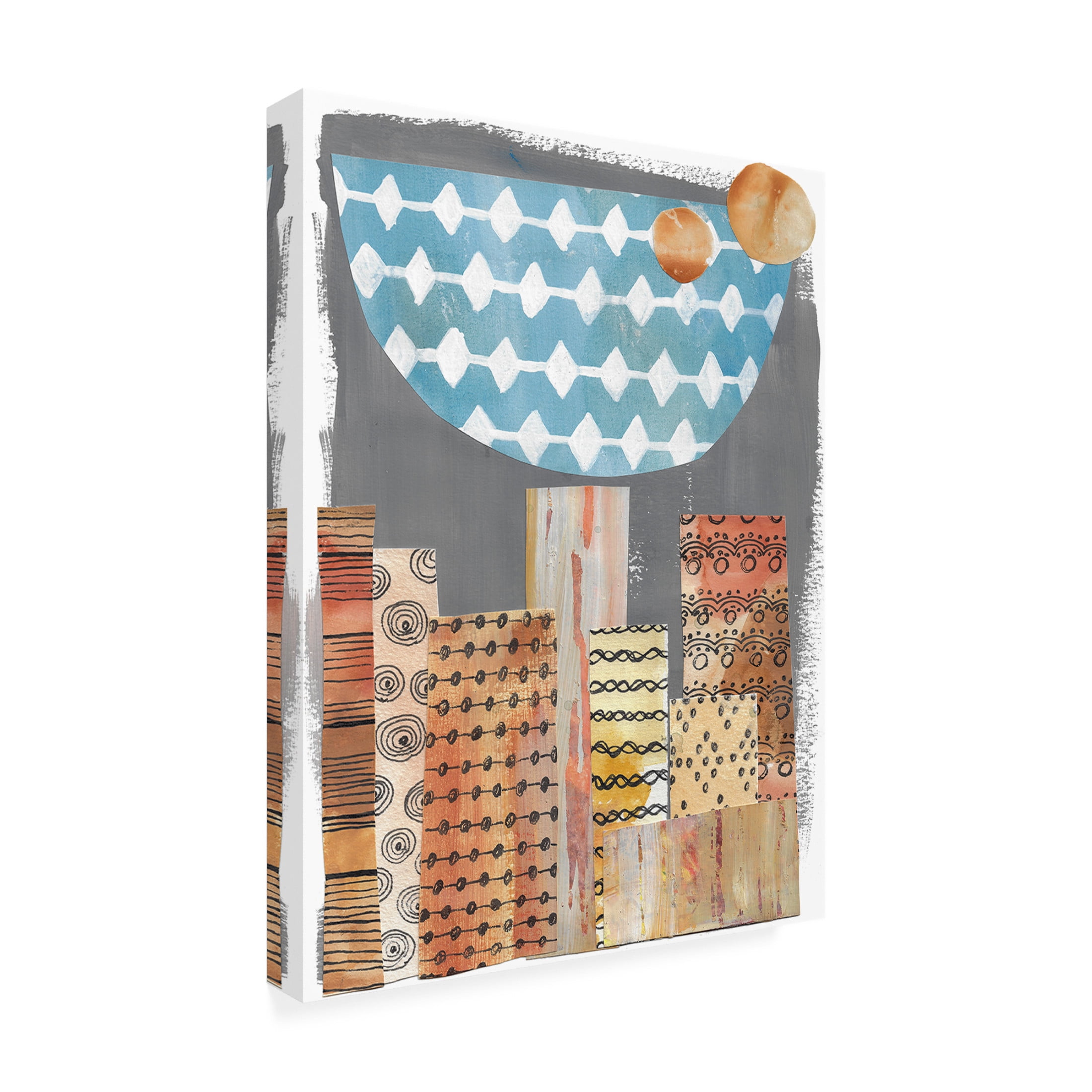 Canvas Wall Art - Maliq 'Sunny Night' Wall Art for Living Room, Bedroom, or Office Décor by Trademark Fine Art - 18 x 24 Inches