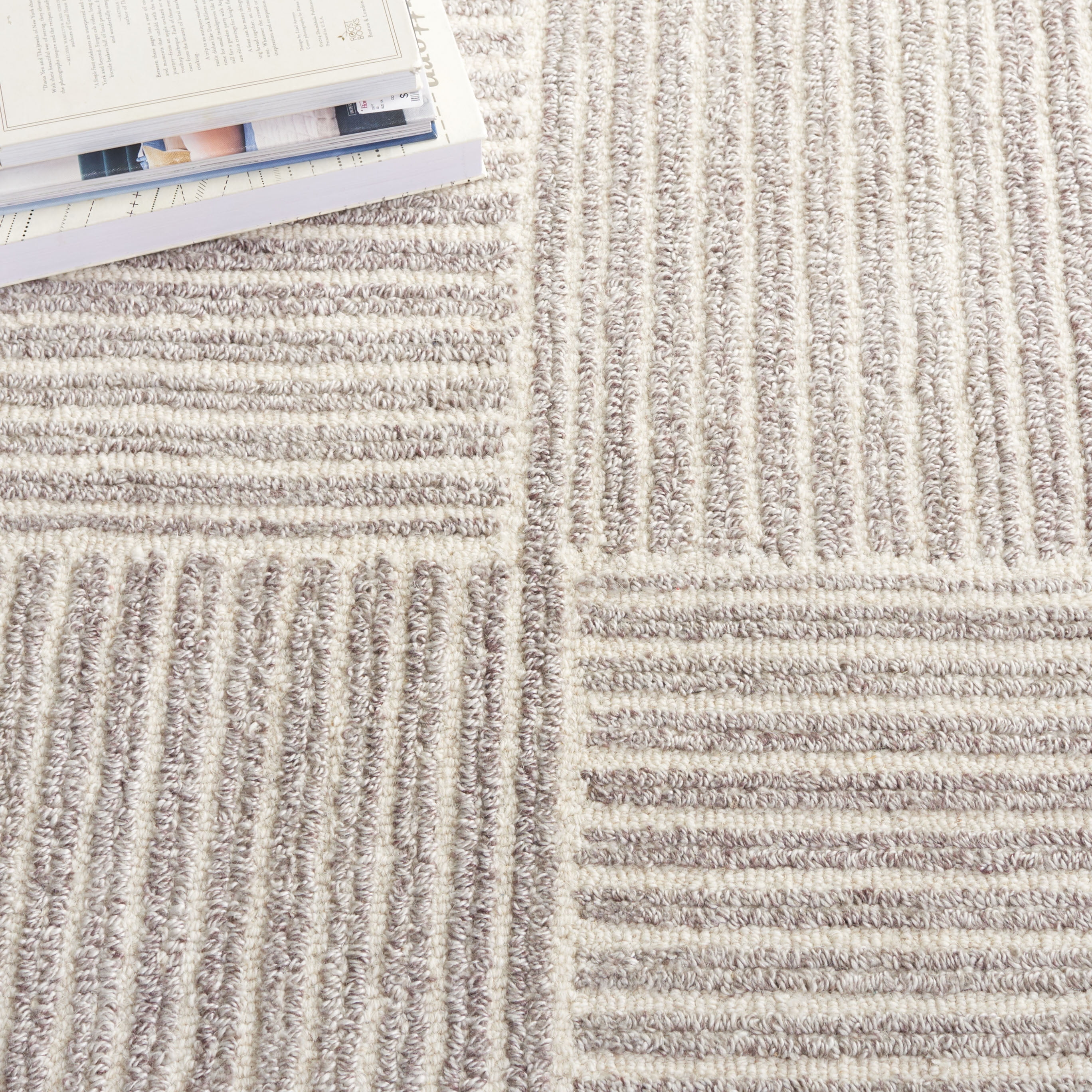 SAFAVIEH Renewal Charnette Geometric Area Rug, Gray/Ivory, 8' x 10'