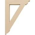thumbnail image 3 of Ekena Millwork 3 1/2"W x 20"D x 28"H Traditional Traditional Rough Cedar Woodgrain TimberThane Bracket, Primed Tan, 3 of 6