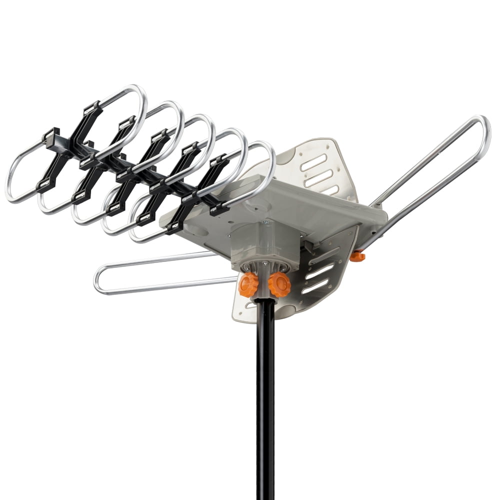QBEMAIRPD Outdoor HD TV Antenna Strongest Up to 200 Miles Long Range